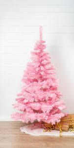 Weihnachtsbaum 120cm hoch, rosa