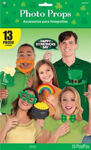 St. Patricks Day Fotoset Foto-Accessoires 13-teilig grün