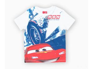 99254 Disney Cars T-Shirt Jungen Weiß Weiß Gr.104