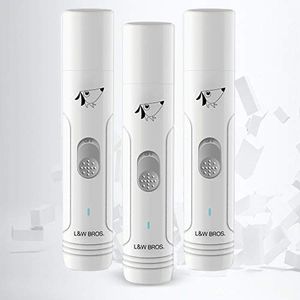 3 Sets Haustier Krallenschleifer Premium Nagelmaschine Nagelschleifer, 3 Schleif Ports,Wiederaufladbare Nageltrimmer für Hund und Katze, Diamantschleifscheibe, Geräuscharm, USB-Anschluss