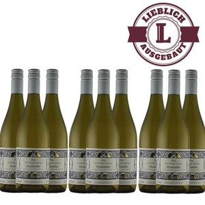 Weißwein Pfalz Muskateller Weingut Krieger Rhodter Ordensgut lieblich (9 x 0,75 l)