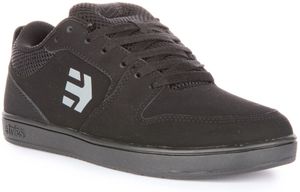 Etnies Verano Herren Schnürung Masche Skate Stil Turnschuhe Schwarz – 105 UK - 45,5 EU - 11,5 US / Schwarz