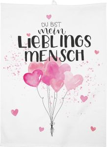 GRUSS & CO 47104 Geschirrtuch Lieblingsmensch