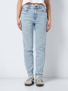 Bleached Jeans Cropped Denim Hose High Waist Pants NMMONI | 30W / 34L
