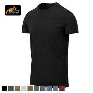 Helikon-Tex T-SHIRT SLIM - dostupné barvy, velikost:S, barva:Melange Black-Grey