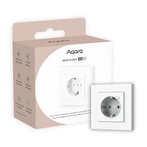 Aqara Wandsteckdose H2 EU, Erfordert Zigbee 3.0 Hub, Kompatibel mit Alexa, HomeKit, Google Assistant