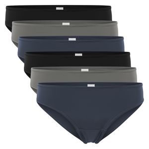 Celodoro Damen Bikini Slip (6er Pack), Klassische Unterhose aus Quick Dry-Fasern - Mix M