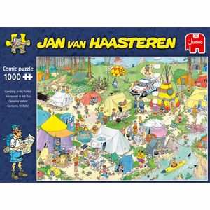 Jumbo 19086 Jan van Haasteren Camping im Wald 1000 Teile Puzzle