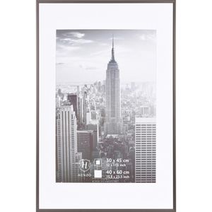 Henzo Fotorahmen - Manhattan - Fotogröße 40x60 cm - Dunkelgrau