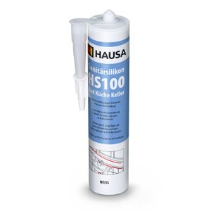 HAUSA Sanitärsilikon HS100 Schimmelresistent uv-beständig Weiß 310ml