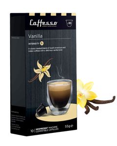 Caffesso Vanilla 10 ks - 100% kompatibilné kapsuly do kávovarov Nespresso, DeLonghi a Krups