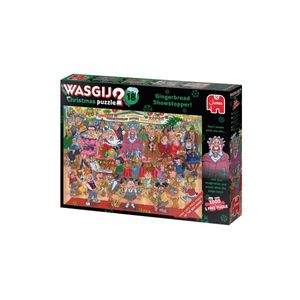 JUMBO 25017 Wasgij Christmas 18 Leckereien aus Lebkuchen 2x1000 Teile Puzzle