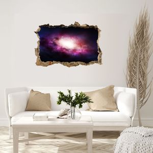 3D-Wandsticker Galaxie im Weltall, Sterne, Weltraum - Wandtattoo M1262 – Design 01 / extra groß