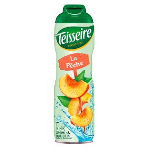 Teisseire Getränke-Sirup Peach/Pfirsich 600ml - Intensiv im Geschmack (1er Pack)