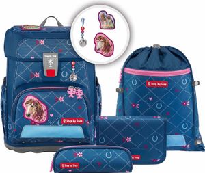 Step by Step dievčenská školská taška Horse Lima 31132-Onesize SBS-00213212 blue/pink Onesize Step by Step dievčenská školská taška Horse Lima 31132-Onesize SBS-00213212 blue/pink Onesize