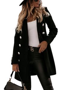 Damen Casual Blazer Langarm Formelle Bürojacke,Farbe: schwarz,Größe:L