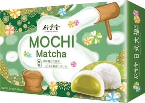 [ 210g ] Bamboo House Grüntee Mochi | Matcha | Klebreiskuchen mit grünem Tee | Japanese Style