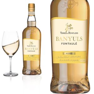 Banyuls FONTAULÉ  Blanc halbtrocken Terres des Templiers - Weißwein