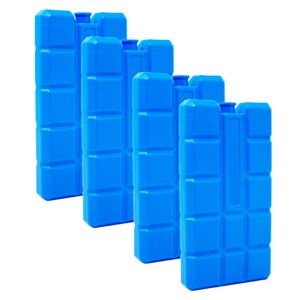 ToCi 4er Set Kühlakku mit je 200 ml | 4 blaue Kühlelemente für die Kühltasche oder Kühlbox