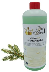 Dufte Momente | Whirlpool Duft 1000ml | Fichtennadel | mit naturreinen und natürlichen ätherischen Ölen | kein Schaum | vegan und ohne Tierversuche