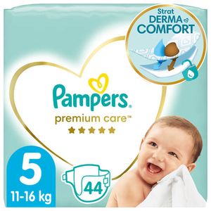 Pampers Premium Care Value Pack Dětské jednorázové pleny vel. 5 (44 ks)