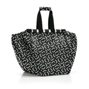 reisenthel easyshoppingbag, taška na nákupný vozík, nákupná taška, polyesterová tkanina, Signature Black, 30 L, UJ7054