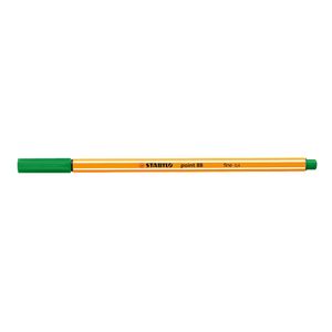 Fineliner - STABILO point 88 - jednoduchá tužka - zelená