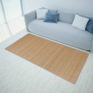vidaXL Koberec Bamboo Brown Rectangular 80x200 cm