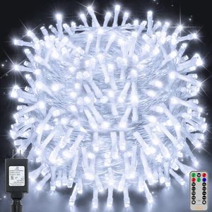 Diyarts LED-Lichterkette, 600-flammig, 60m LED vielseitige Beleuchtung, 8 Modi, 4 Helligkeitsstufen.