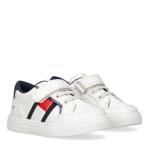 Tommy Hilfiger Kinder Schuh Sneaker - Low Cut Lace-Up Turnschuhe, Farbe:Weiß, Schuhe NEU:EU 29