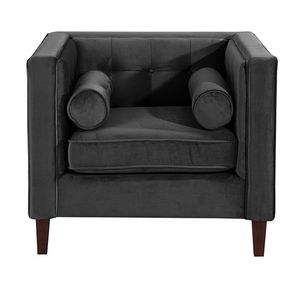 Max Winzer Jeronimo Sessel - Farbe: schwarz - Maße: 99 cm x 85 cm x 80 cm; 2962-1100-2044240-F07