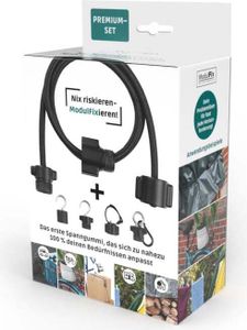 Modulfix Spanngummi-System Premium Set schwarz 9-tlg
