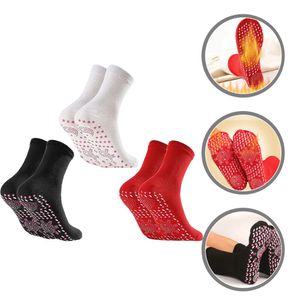 3 Paar Selbst Heizung Socken Turmalin Magnetfeldtherapie Wärmesocken Massagesocken