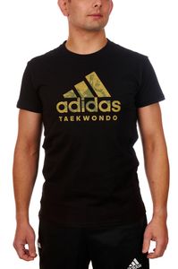adidas Badge of Sport T-Shirt Taekwondo schwarz, adiCLTS20T : 164 Größe: 164
