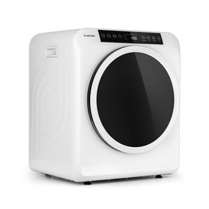 Klarstein EZ Dry Wäschetrockner, Ablufttrockner, Frontlader, 1500 W, freistehend / Unterbau, 6 kg, 3 Wärmestufen, Betriebszeit bis 165 Minuten, 6 Programme, Knitterschutzfunktion, weiß