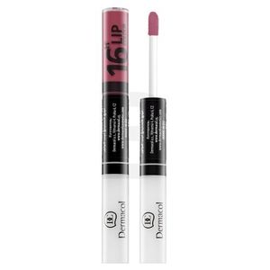 Dermacol 16H Lip Colour dlhotrvajúca dvojfázová farba a lesk na pery č. 28 7,1 ml