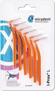 Miradent Interdentalbürste I-Prox L 0,8 mm orange 6 St Miradent Interdentalbürste I-Prox L 0,8 mm orange 6 St