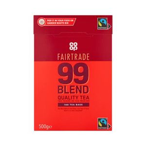 Co-op 99 Blend Fairtrade Tea 160 Tea Bags,  500g