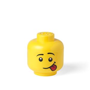 LEGO Aufbewahrungsbox, kleiner Kopf, alberner Junge