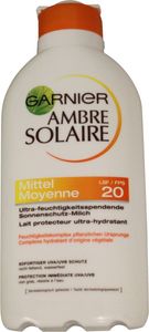 Garnier Ambre Solaire Sonnenschutz-Milch LSF20 200ml