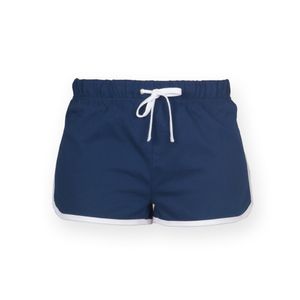 Detské retro športové šortky Skinni Minni RW4753 (7-8 rokov (128)) (námornícka modrá/biela)