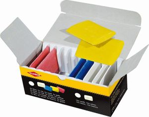 KLEIBER Schneiderkreide, 10er Set, farbig sortiert