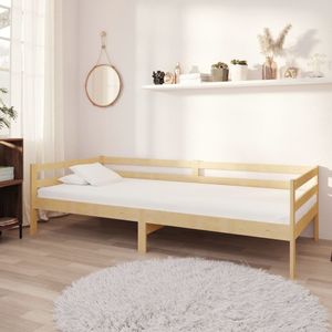 HOMMIE Tagesbett Schlafsofa mit Matratze 90x200 cm Kiefer Massivholz