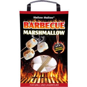 Mellow Mellow Marshmallow BBQ inklusive Holzspieße zum grillen 250g