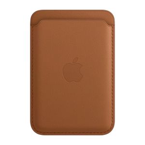 Apple iPhone Leder Wallet mit MagSafe Sattelbraun