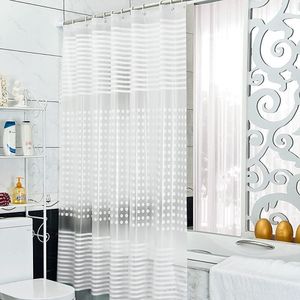 Bad Wasserdicht Anti Schimmel PEVA Transparent Duschvorhang mit Haken, 120x200cm