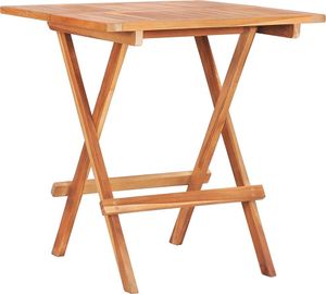 Prolenta Premium - Bistro stôl skladací 60x60x65 cm z masívneho teakového dreva