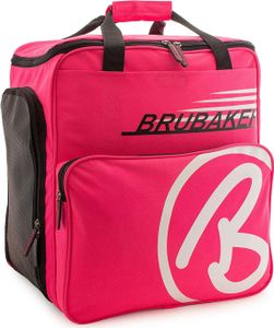 BRUBAKER Skischuhtasche Helmtasche Skischuhrucksack Super Champion Pink Weiss