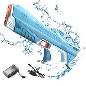 Wasserspeicherpistole, voll elektrisch, tragbar, Blau