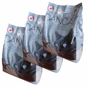 3 x 8 kg (24 kg) Cancat Babypuderduft Katzenstreu Bentonitstreu klumpend